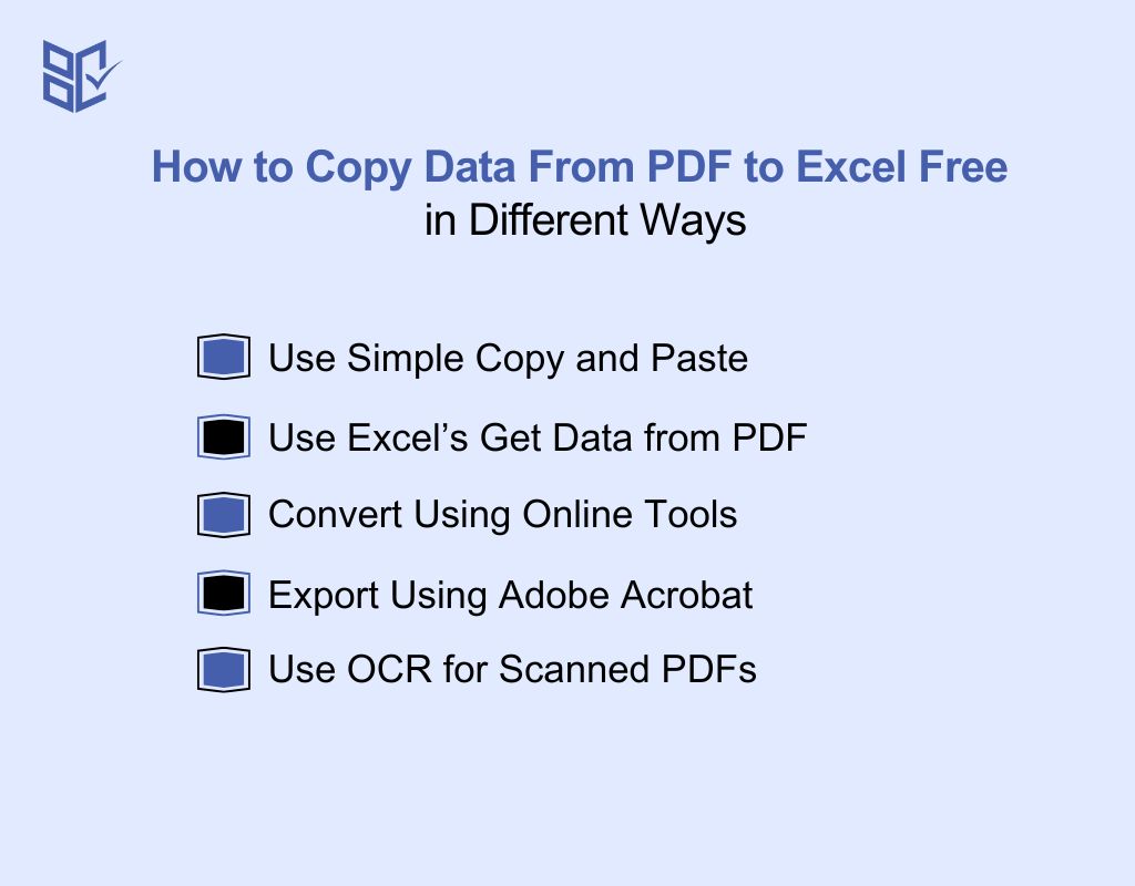 How to Copy Data From PDF to Excel Free in Different Ways
